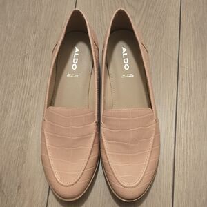 NWOB ALDO Gililiaflex Loafers with Croc-embossed Texture SZ 7.5